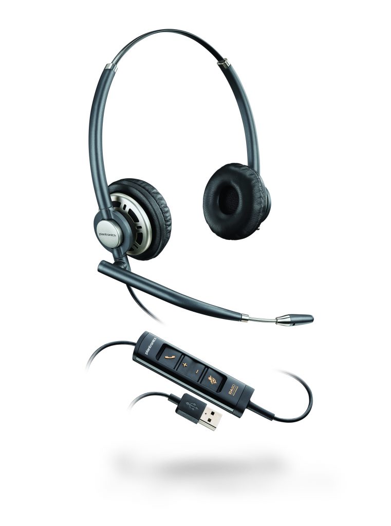 EncorePro HW725-USB binaural, noise-canceling headset