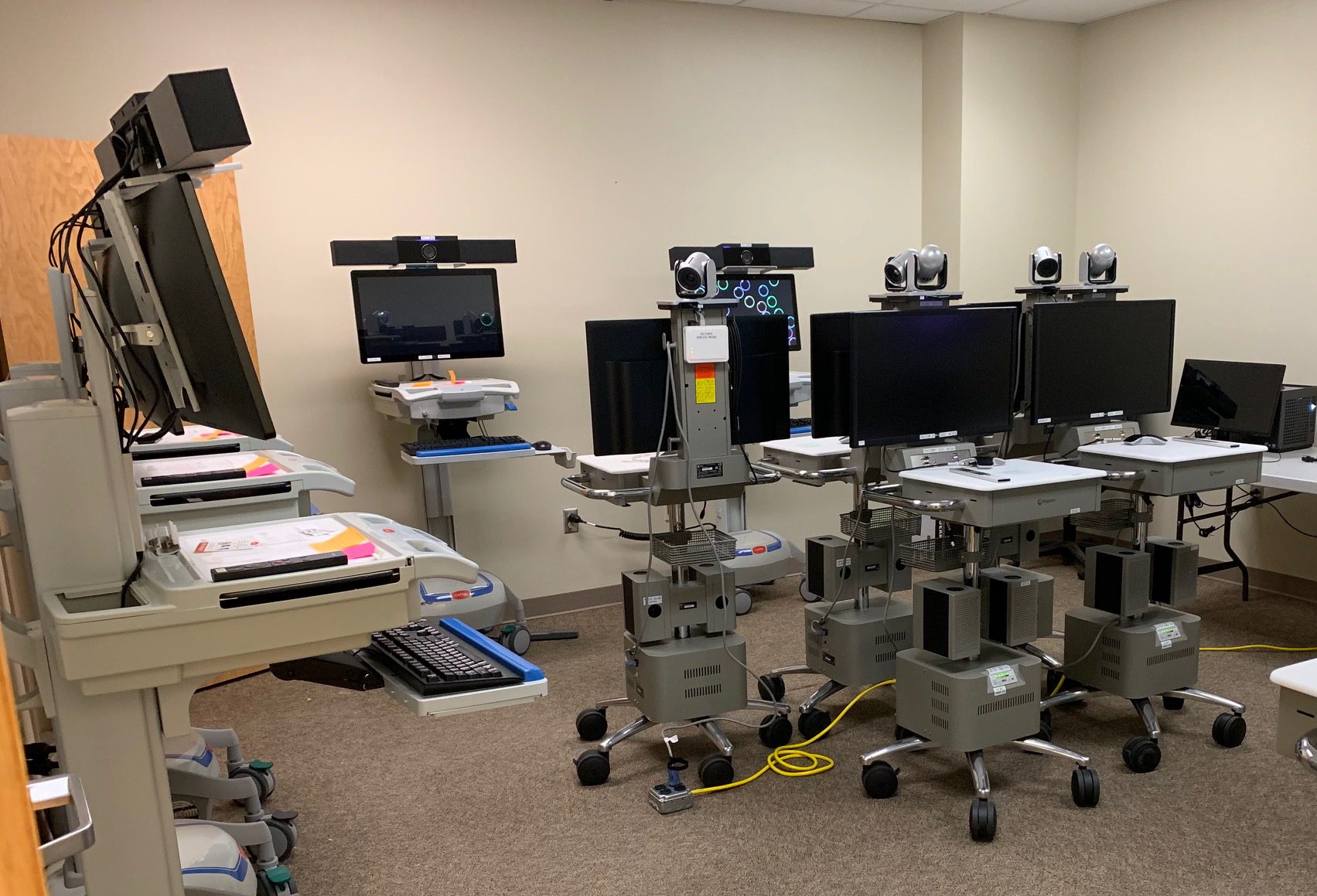 Poly Studios being used in Marietta Memorial Hospital's command center